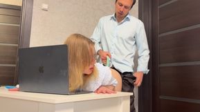 Shy Assistant Wedgie Bully Humping Session