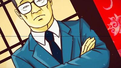 Blonde with huge tits takes two hard cocks in her tight pink pussy - anime porn