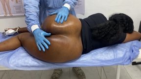 The doctor gave me a very detailed intimate examination
