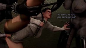 Night Of The Ghouls 1.5 - Zombie Stepsisters Fill Every Inch Of Busty Girls Stretched Out Pussy