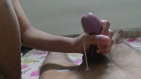 Wife Making Husband Cum Twice Desi Wife Giving Oil Massage and Making Her Husband Cum Hard Twice