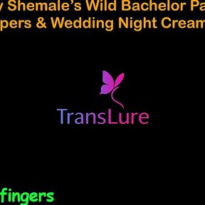 English Audio Sex Story - Tall Ebony Shemale's Wild Bachelor Party - Huge Cock Strippers &amp; Wedding Night Creampie - 6