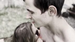 Severe NIPPLE BITING the young prisoner