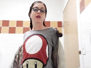 Pissing On The Gas Station Floor In Fishnets