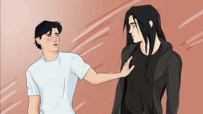 Trying to Convince a Hoodie Guy in Movie Studio