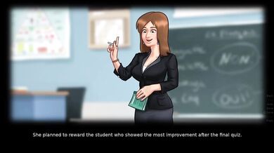 Summertime Saga stepmom MILF gangbang 3D cartoon