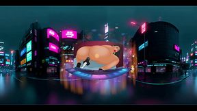 SEXY BUBBLE BUTT ROSE VS A BIG BLACK FUCK MACHINE