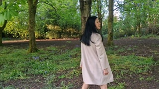 Risky public nudity and pissing