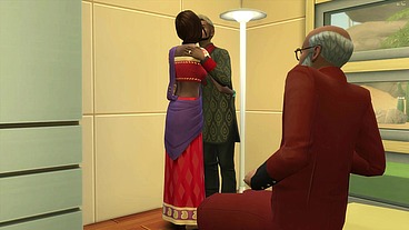 How to -- Indian husband share wife with friend on her birthday cuckold