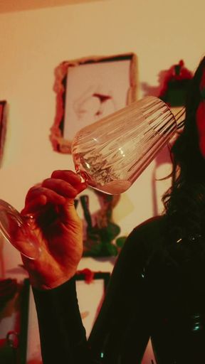 Divine Devotion: Latex Worship, Spit, Gas & Toilet Training POV