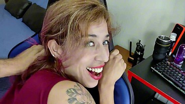 Influencer do Tik Tok fez boquete e tomou na bunda