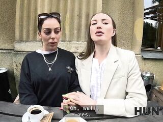 HUNT4K. Jealous girlfriend never saw her fucking ANAL!