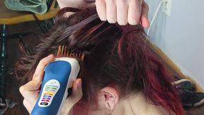 Goth Punk Shaves Her Head