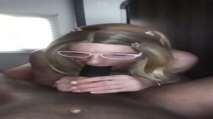 Trans chick Kristin Starr sucks a BBC so good