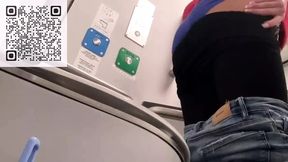 Pee on train toilet &ndash; Sexy teen, Golden rain