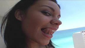 ruby knox deep throats cock diesel in pov