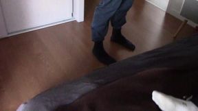 salope baise au jus par un hetero cagoulesalope se fait baiser en jockstrap...