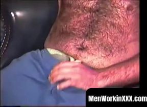 MenWorkinXXX.com - Mature Joe experiences his first duo with hot guy Steve