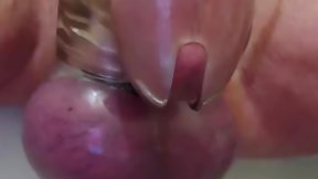 30 minutes of electro chastity no jizz denial