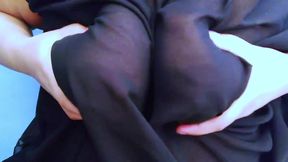 desi hot girlfriend sex with cucumber when boyfriend coming late