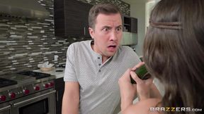 Petite Flattie Deepthroat At Brazzers "Eating Her Peach"