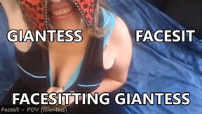 Giantess Face Sitting POV - Giantess, Vore, Bondage, Face Sitting, Female Domination, Facefarts