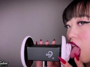 Hot Vampire Devours You w/ Ear Licking & Lens Licking -ASMR