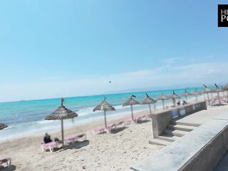 This chap screws me in El Arenal, Mallorca. The chambermaid disturbs us, but this chap continues to fuck me. Vlog