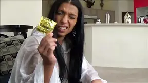 My Stepmom Showed Me How To Put On A Condom Using Her Pussy Instead Of A Banana