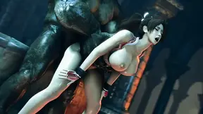 Animated 3D sluts get rough fucked in intense orgy