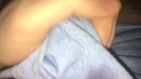 Boxers Ruined Cumshot Soaks Through Before Bed
