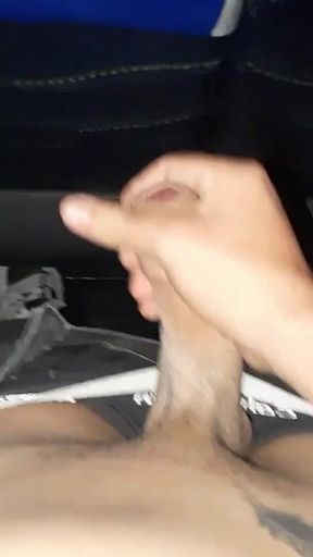 Cock Masturbating on a Crowded Bus - Made Him Cum Hard with His Hand! - Cock Blinking - Porn in Spanish