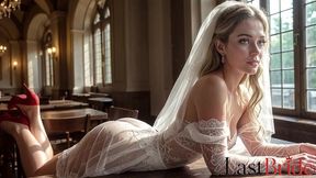 witness fucked young bride hard from behind while husband slept at wedding table in restaurant [ai]