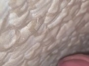 Oops! Got cum everywhere. Lick it off?