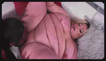 Black Guy Covers Saucy's Juicy Natural Boobs in Interracial Action JM1445