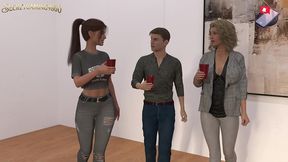 my bimbo dream (part 29) by mbd - double blowjob with two sweet girls - 3d porn game