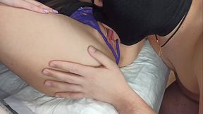 Robber stole my pussy, I'_m asking you to fuck me with your tongue.