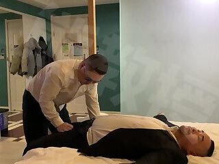 Chinese Bear Boss Fucked His Bear Assistant Bareback