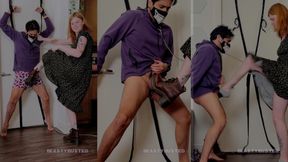 Kay’s Doc Marten Ballbusting in a Dress! Amateur CBT