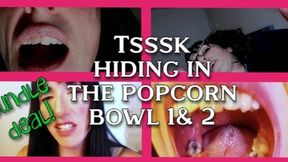 Tsssk Hiding in the Popcorn Bowl BUNDLE deal versions 1 & 2