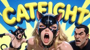 FEMALE FIGHTING - Two Rivals in Intense Catfight Hair Pulling Slapping and Grinding Until Victorious Facesitting Then Turning Attention to Their Aroused Male Observer (Erotic Audio)