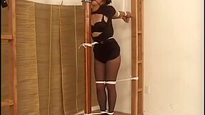 Roped In Strappado And Fixed To The Post