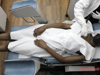 Doctor Tampa And Nurse Stacy Shepard Preform Black Teen Jewel Annual Gynecological Assessment At Their Gloved & Probing Hands Full Movie scene Solely @ GirlsGoneGyno #ClovGang