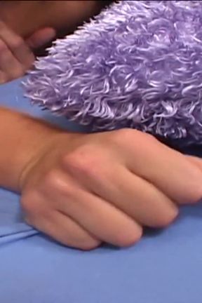 Hot babe bends over as a huge cock thrusts her cunt to a cumshot