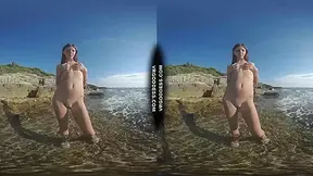 Big Boob Goddess Rebeka Ruby Vacation Skinny Dipping In The Sea Spread Open Axe Wound Pussy Closeups