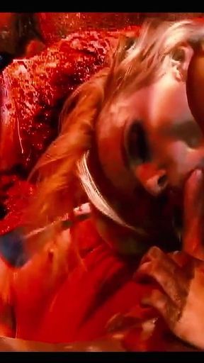 Fantasy Fuck as Hannah Rides the Devil Himself Til She's Coated in His Cum