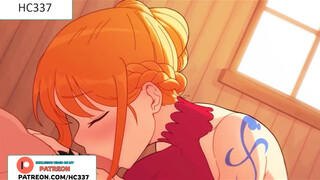 NAMY FUCKED BY LUFFY ON THE SHIP AND GETTING CREAMPIE - ONE PIECE HENTAI ANIMATION 4K 60FPS