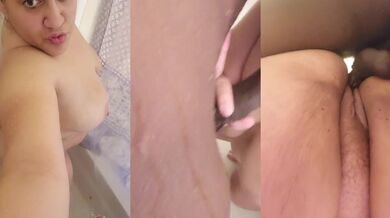 Just had to have dick in the shower , phat ass Puerto Rican sucks and enjoys a good pounding by BBC