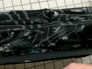 Tranny masturbating at work