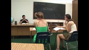 Hot Students: First Lesbian Experience Gets Really Wild